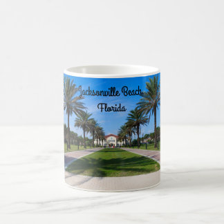 Caneca da lembrança de praia de Jacksonville,