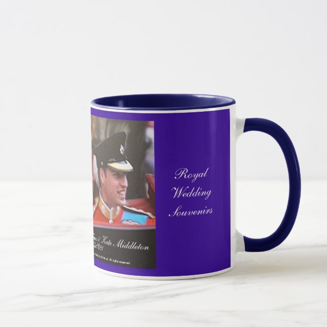 Caneca da lembrança Wedding real de William e de (Direita)