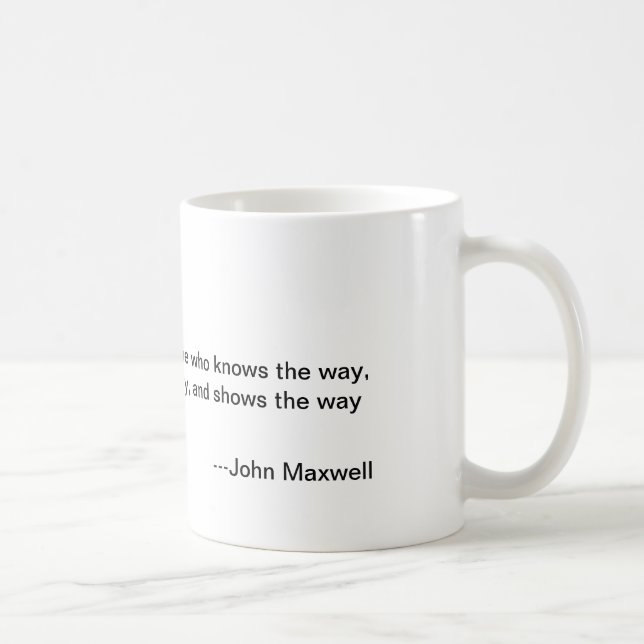 Caneca da liderança de John Maxwell (Direita)