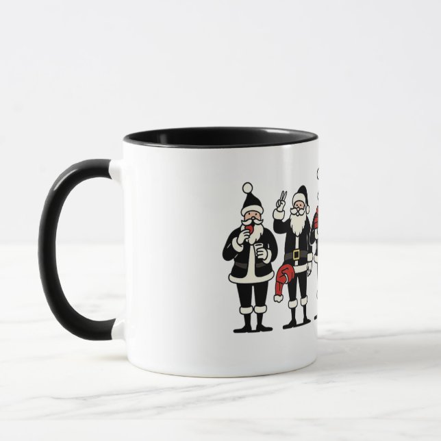Caneca da linha do Papai Noel (Esquerda)