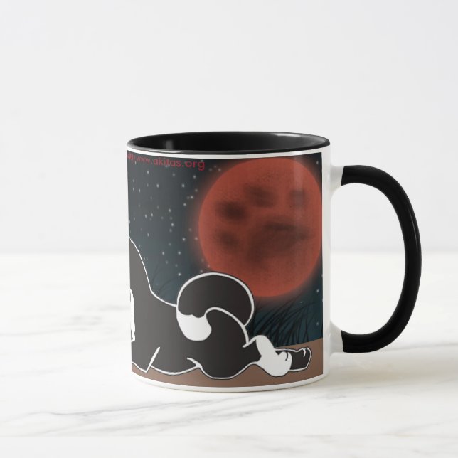 Caneca da lua cheia de MARTE Akita (Direita)