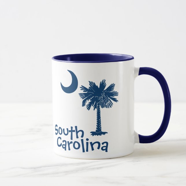 Caneca da lua do Palmetto de South Carolina (Direita)
