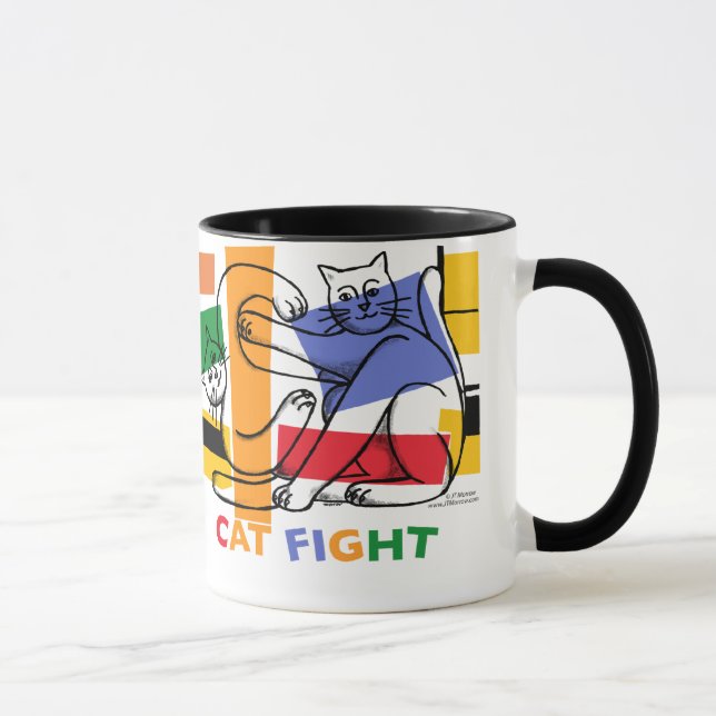 Caneca da luta de gato (Direita)