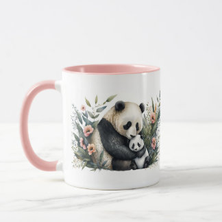 Caneca da Mãe Panda e Filhote