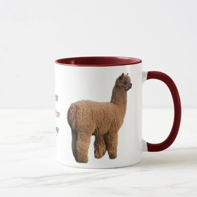 Caneca da mágica da alpaca (Direita)