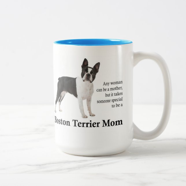 Caneca da mamã de Boston Terrier (Direita)