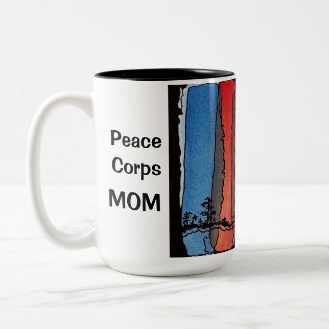Caneca da mamã do corpo de paz (Esquerda)