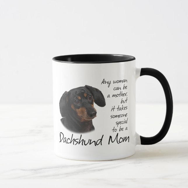 Caneca da mamã do Dachshund (Direita)