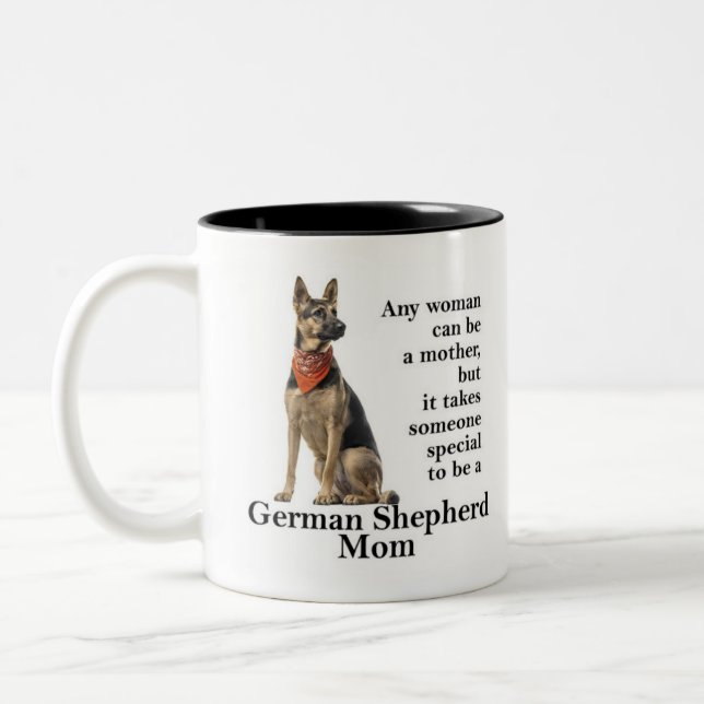 Caneca da mamã do german shepherd (Esquerda)