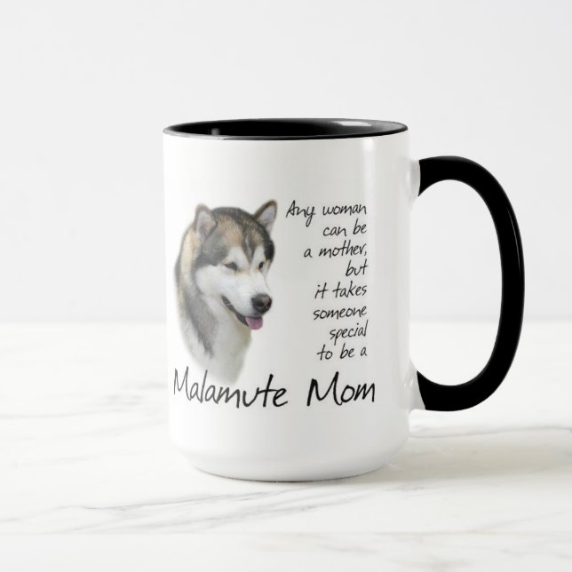 Caneca da mamã do Malamute (Direita)