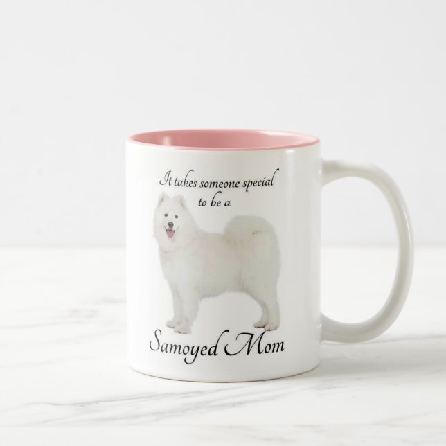 Caneca da mamã do Samoyed (Direita)