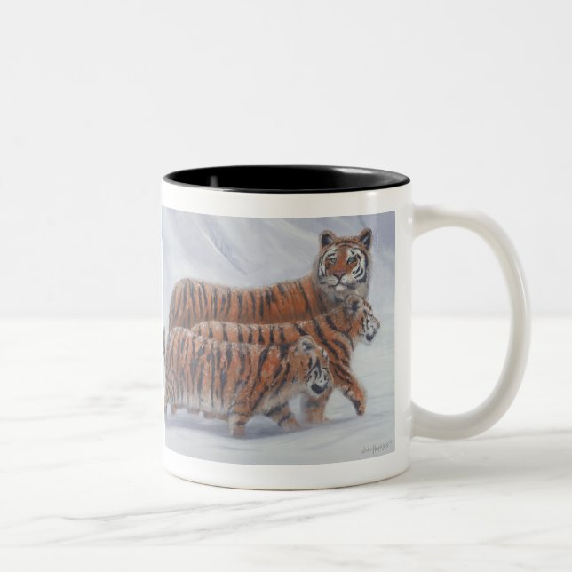 Caneca da mamã do tigre & de café de Cubs (Direita)