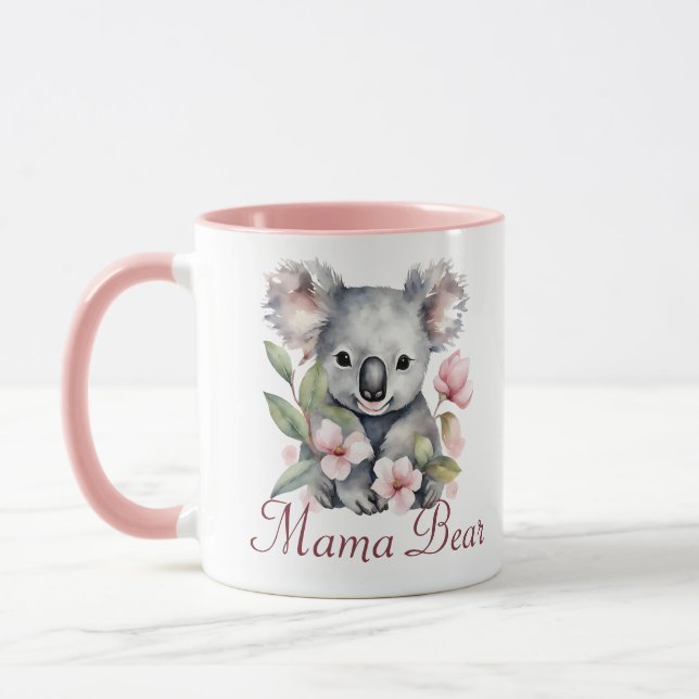 Caneca da Mamãe Urso Fofa (Esquerda)