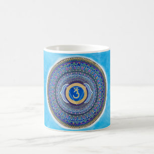 Caneca da mandala de Chakra do terceiro olho