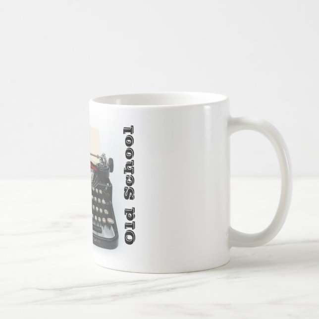 Caneca da máquina de escrever da velha escola (Direita)