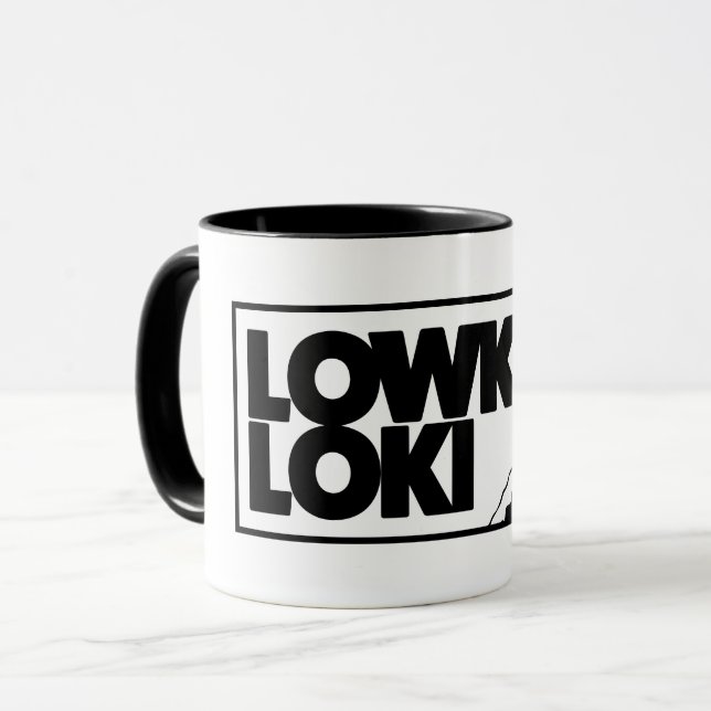 CANECA DA MARCA DE LOWKEYLOKI (Frente Esquerda)