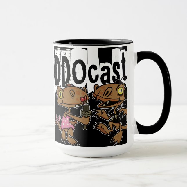 Caneca da mascote de DDOCast (Direita)