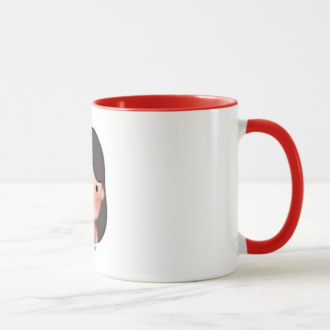 Caneca da menina da HJ-História (Direita)