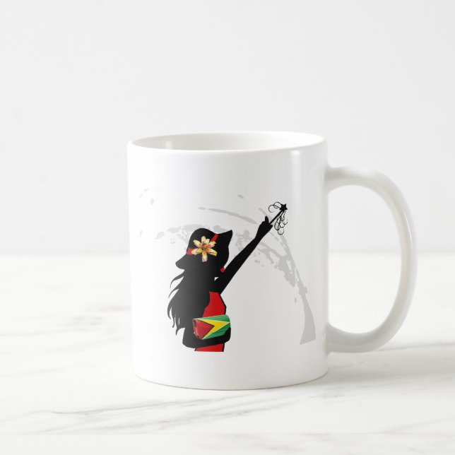 Caneca da menina de Guyana (Direita)