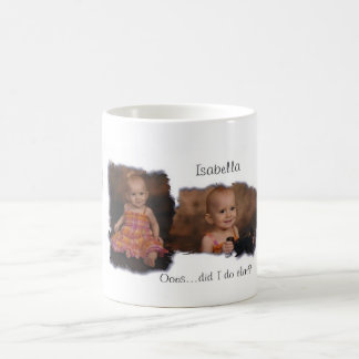Caneca da menina do pai/mamã