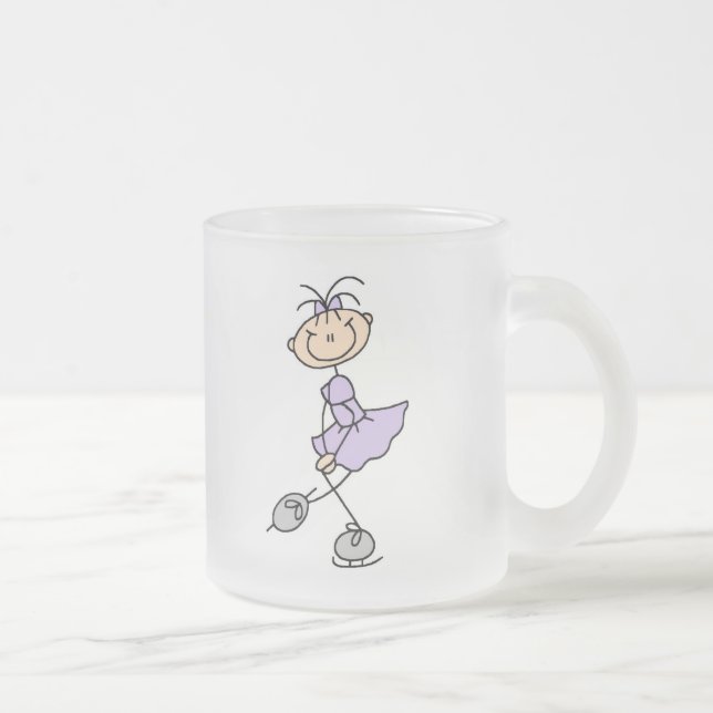 Caneca da menina do patinagem no gelo do Lilac (Direita)