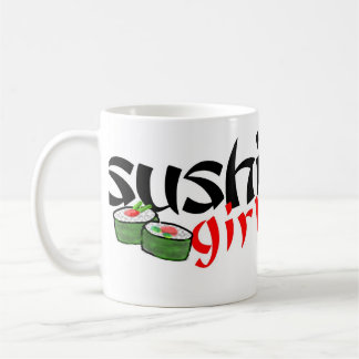 Caneca da menina do sushi