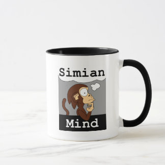 Caneca da mente do Simian