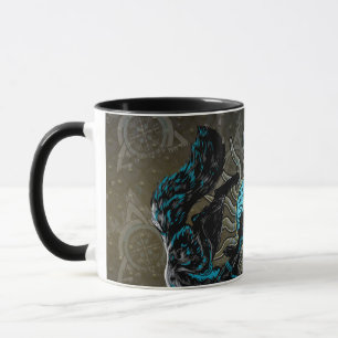Caneca da Mitologia Nórdica Lua Sol Lobos Viking