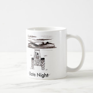 Caneca da noite da data