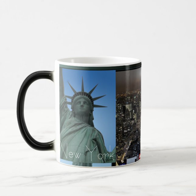 Caneca da noite de New York da arquitectura da (Esquerda)