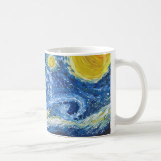 Caneca da noite estrelado