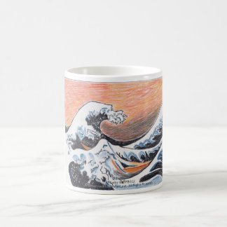 Caneca da onda do japonês