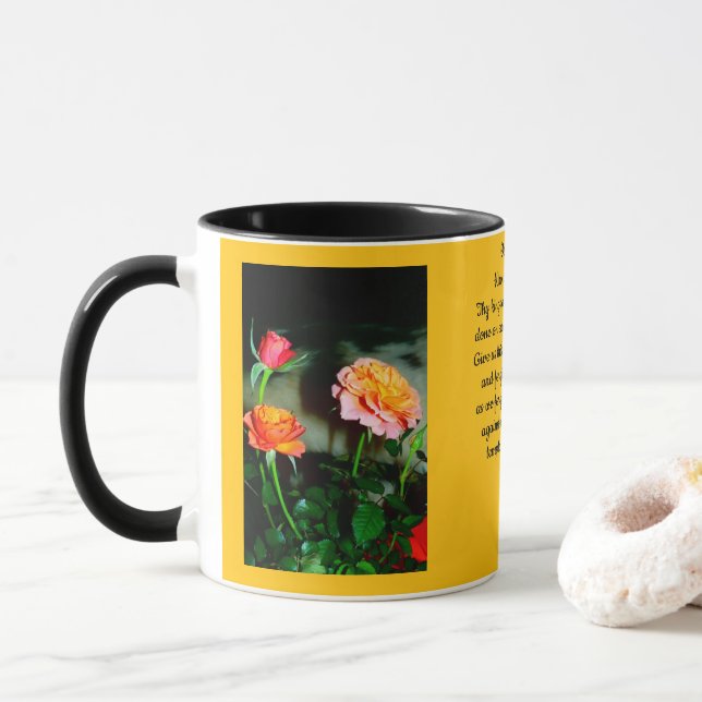 caneca da Oração do Senhor (Com Donut)