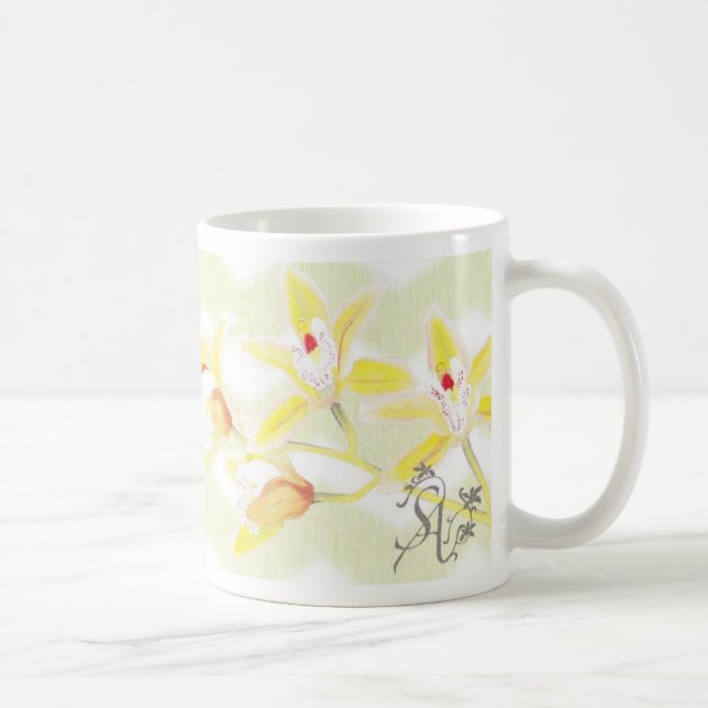 Caneca da orquídea de S A (Direita)