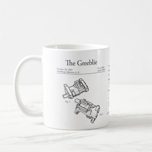 Caneca da patente de Greeblie (Esquerda)