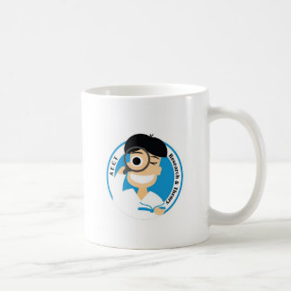Caneca da pesquisa e da teoria de AECT - homem