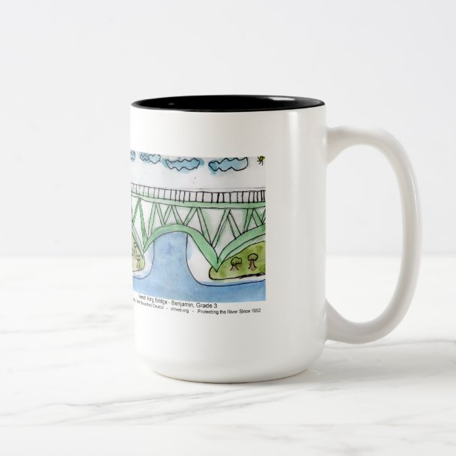 Caneca da pintura da ponte da Brânquia-Montague (Direita)