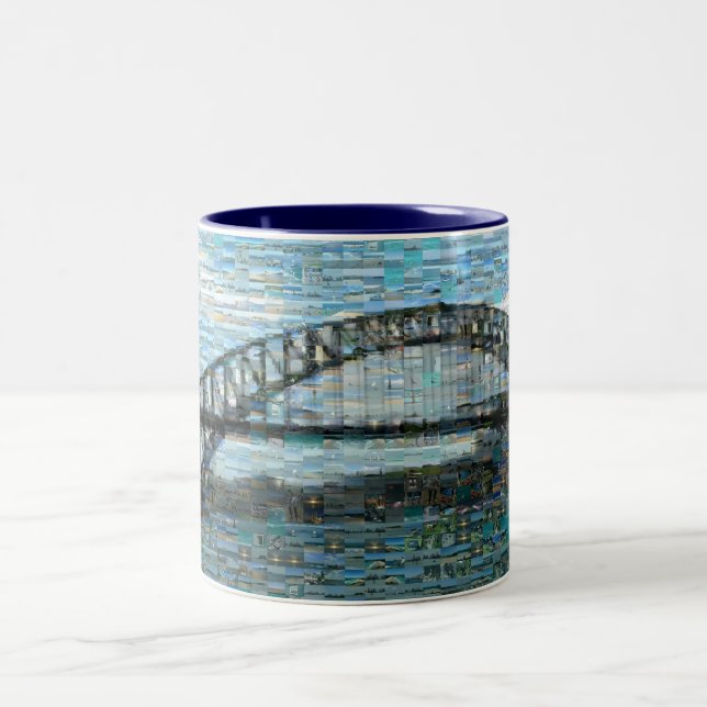 Caneca da ponte de porto de Sydney (mosaico) (Centro)