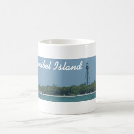 Caneca da praia do farol de Sanibel