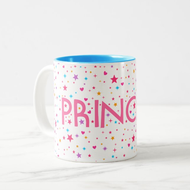 Caneca da princesa Cor-de-rosa Stardust (Frente Esquerda)