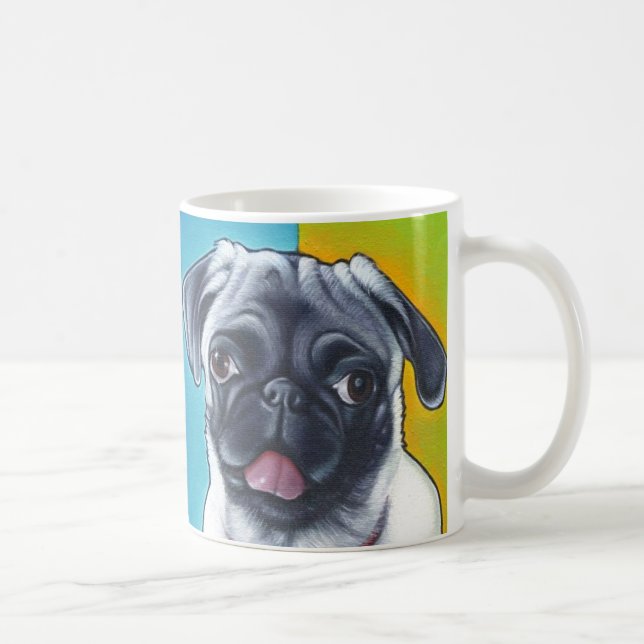 Caneca da princesa do Pug (Direita)