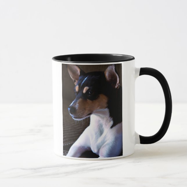 Caneca da raça do cão de Terrier de rato 2 (Direita)