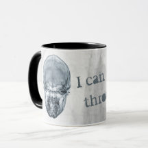 Caneca da radiologia do crânio da anatomia do raio