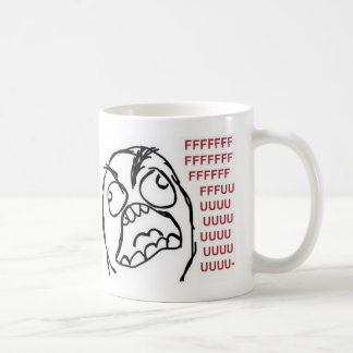 Caneca da raiva de FFFFFFFUUUUUUU