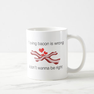 Caneca da rectidão do bacon