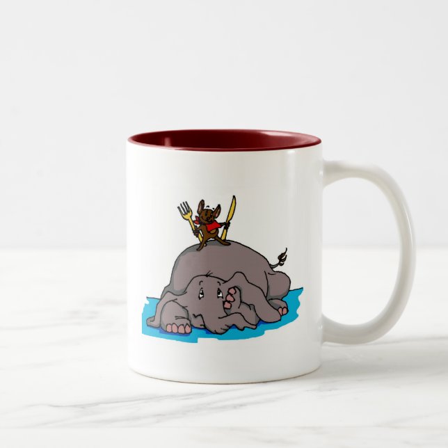 Caneca da refeição do elefante (Direita)