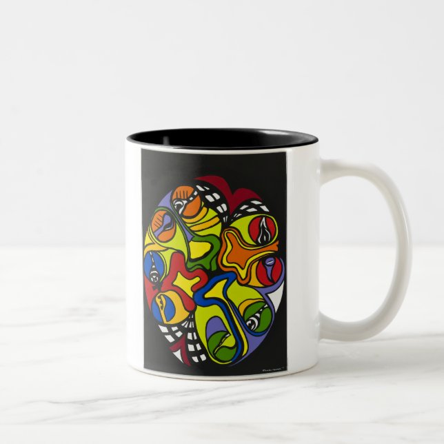 Caneca da reflexão com EU PRECISO COFF… (Direita)