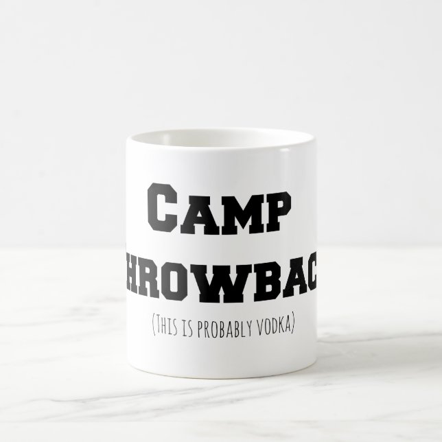 Caneca da reminiscência do acampamento (esta é (Centro)