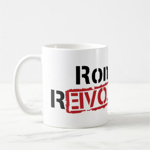 Caneca da revolução de Ron Paul