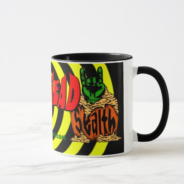 Caneca da rocha do zombi de Pumpkinhead (Direita)